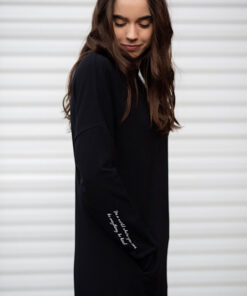 Be the Roster, black sweater dress, inspirational quote